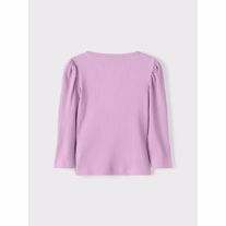 NAME IT Rib Bluse Larisa Pink Lavender